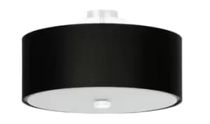 Skala Cylindrical Flush Light Black 30cm E27