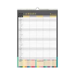 Collins Edge Family Wall Calendar A3 Month To View 2024 EDFC135.24