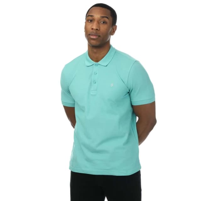 Farah Cove Organic Modern Fit Polo Shirt - Green Green S