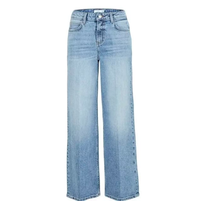 b.Young Womens cotton wide leg jeans b.young Kyjla Bleu Female 34