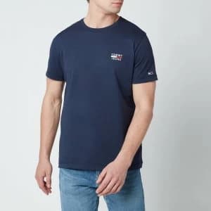 Tommy Jeans Mens Chest Logo T-Shirt - Twilight Navy - L