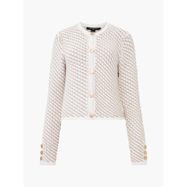 French Connection Womens FC Janai Cardigan Cream female 8 (XS)