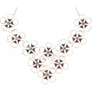 Ted Baker Linndy Enamel Flower Cluster Necklace
