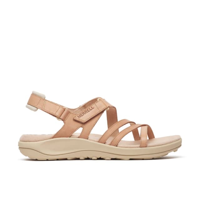 Merrell Harbour Backstrap Walking Sandal Womens Tan Rose female 4 (37)