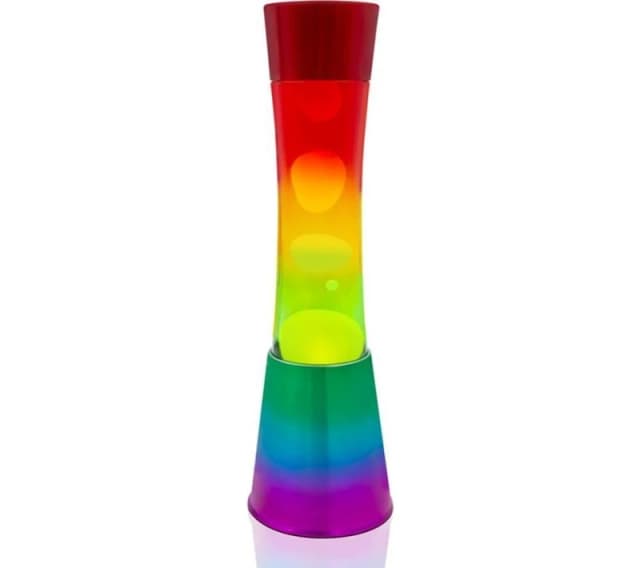 GLOBAL GIZMOS 48859 16" Lava Lamp - Rainbow 5025301488598