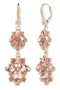 Ladies Marchesa PE DBL DROP-GOLD/PEACH Earrings 16G00300