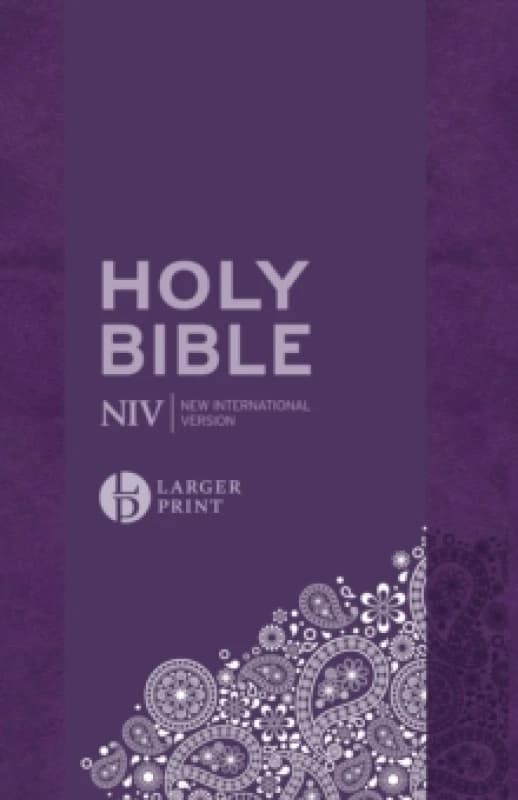 NIV Larger Print Personal Purple Soft-Tone Bible Paperback / softback