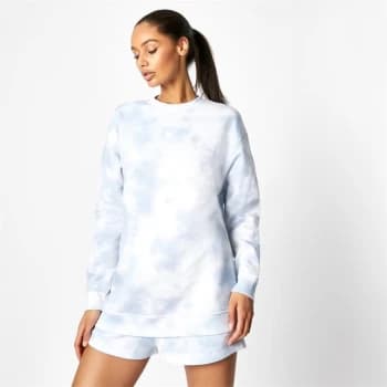Slazenger x Sophia & Cinzia Crew Neck Sweatshirt - Tie Dye