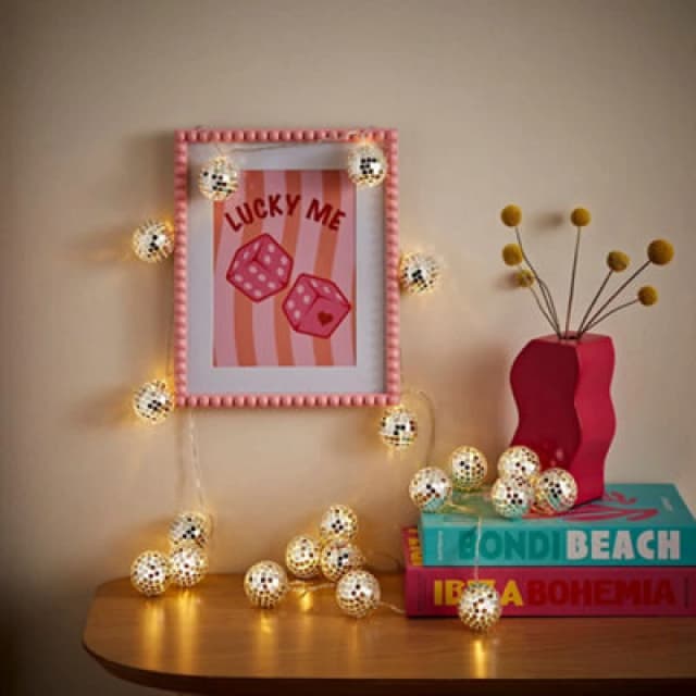 Valuelights Disco Ball 20 Mini LED Fun Disco String Lights