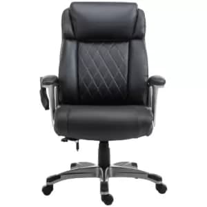 Vinsetto Massage Office Chair High Back with Armrest 6-Point Vibration Executive Chair with Adjustable Height Black