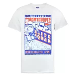 Star Wars Mens Storm Trooper Elite Squad T-Shirt (L) (White)