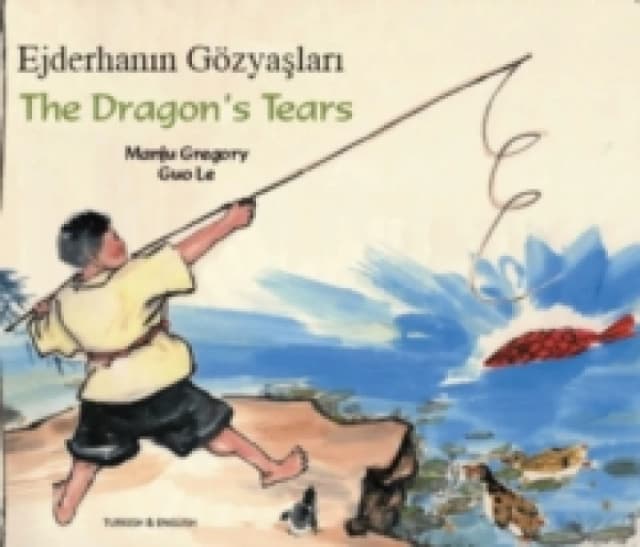 Manju Gregory The Dragon's Tears Paperback Book in Orange Orange Unisex