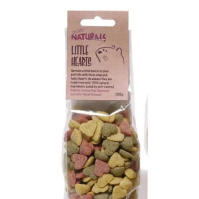 Rosewood Boredom Breaker Natural Treats Little Hearts 100G (Pack Of 8)