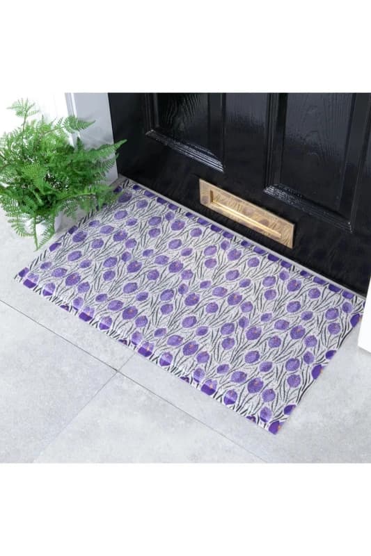 Native Natural Tulip Pattern Doormat (70 X 40Cm)