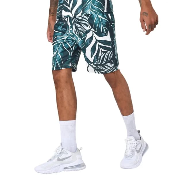 Project X Paris Exotic leaf logo shorts Project X Paris Vert Male S
