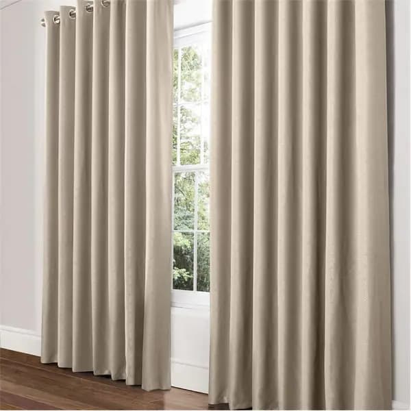 Other Diamond Blackout Ring Top Curtains - Cream 45x54