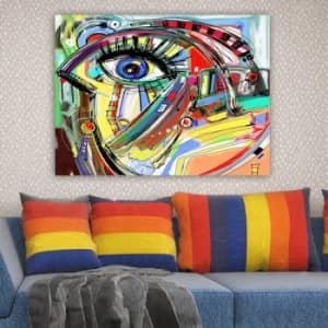 265900361_70100 Multicolor Decorative Canvas Painting