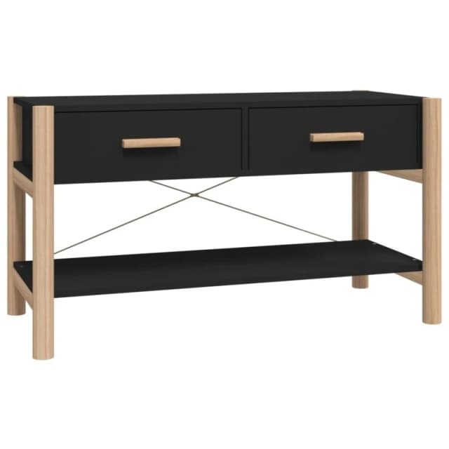 vidaXL TV Cabinet Black 82x38x45cm Engineered Wood, Black 345661