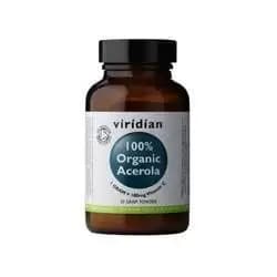 Viridian 100% Organic Acerola-Vit C Powder 50g