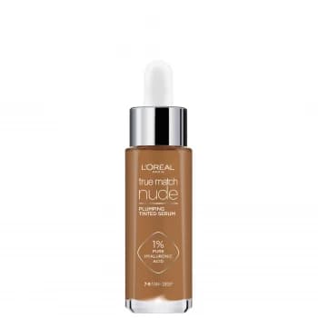 L'Oral Paris True Match Nude Plumping Tinted Serum (Various Shades) - 7-8 Tan-Deep