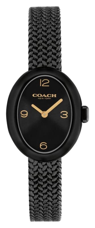 Coach 14504569 Womens Sammy (22.5mm) Black Dial / Black IP Watch