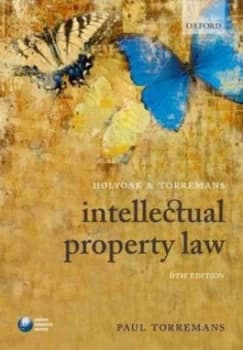 Holyoak and Torremans Intellectual Property Law by Paul Torremans Paperback