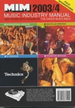 Music Industry Manual and Promoters Handbook 2003-04 by Jenny Statham Paperback