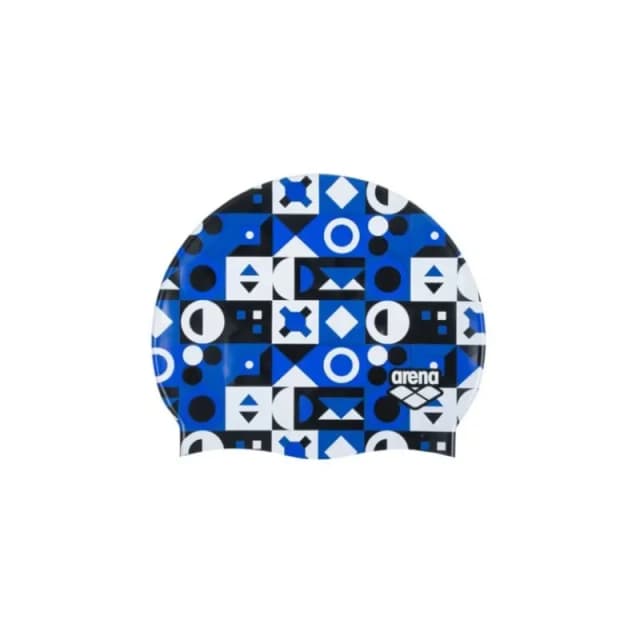 Printed swim cap for kids Arena Gris Unisex TU