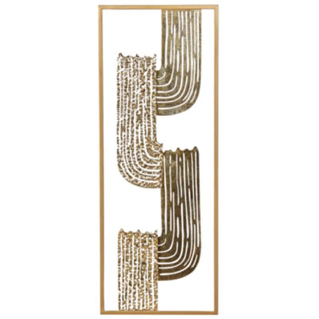 Beliani Wall Decor Thulium Metal 75cm Gold