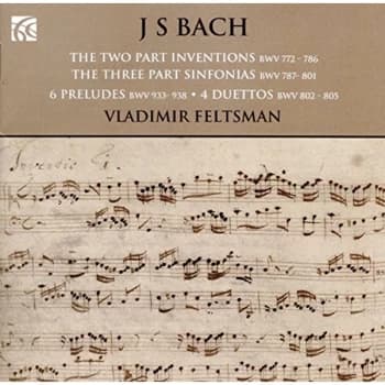 Vladimir Feltsman (piano) - J S Bach: The Two Part Inventions BWV772 - 786/... CD
