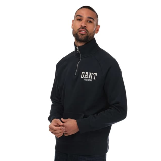 Gant Arch Half-Zip Sweatshirt - Blue Blue S