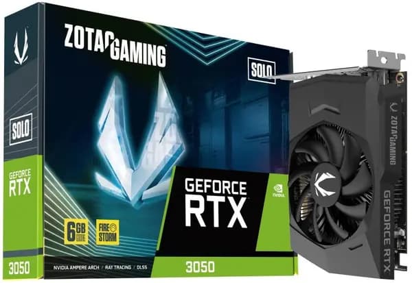 ZOTAC GeForce RTX 3050 6GB SOLO Graphics Card