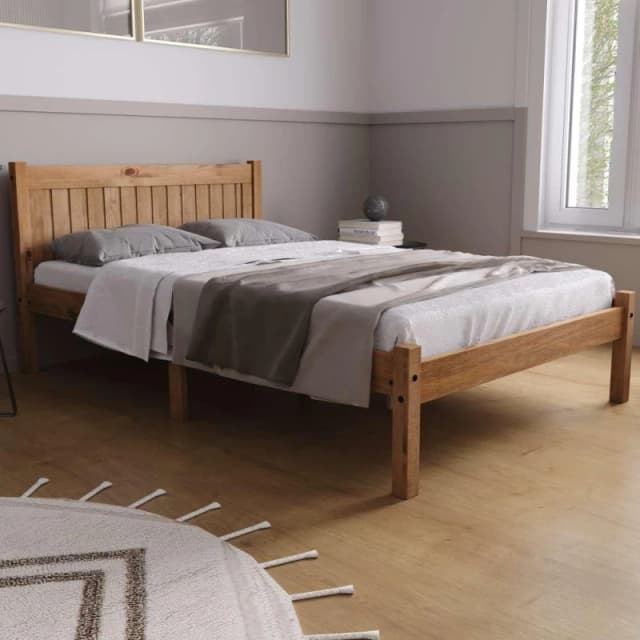 Birlea Trent Bed Birlea in Brown Size: Single Brown Single Unisex 5056206633455