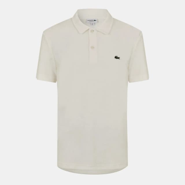 Lacoste Mens Slim Fit Short Sleeve Polo Shirt Flour male XS