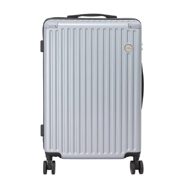 Linea Metal Suitcase Silver unisex 22in/56cm