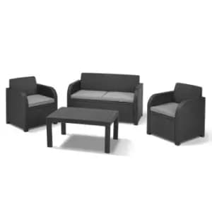 Norfolk Leisure Oklahoma Outdoor Sofa Set - Grey