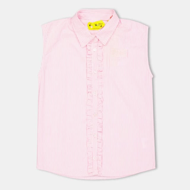 Off White Kids Long-Sleeve Dress Shirt Pink female 8Y