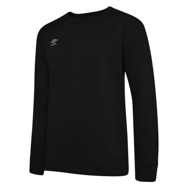 Umbro Club Leisure Sweatshirt in Black Size: 11-12 Years Black Unisex 11-12 Years