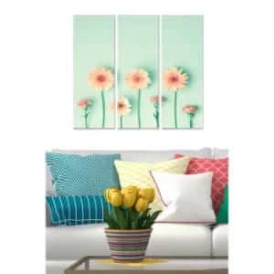 MDF545081356 Multicolor Decorative MDF Painting (3 Pieces)