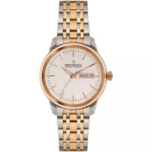 Mens Dreyfuss Co Two-Tone Steel and Rose Plate 1890