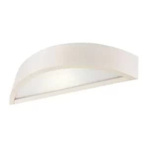 ntegrated LED Wall Light White, 1x E27