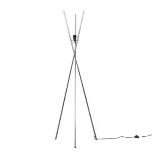 Crawford Silver Floor Lamp Base