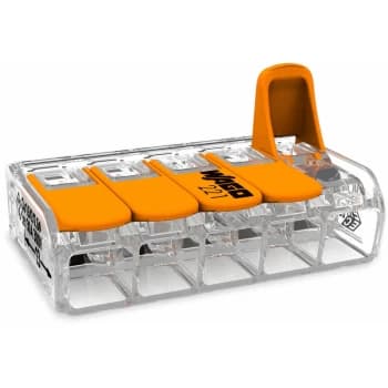 Wago - 221-615 15 Piece Compact 5 Lever Connector Terminal Block 6mm