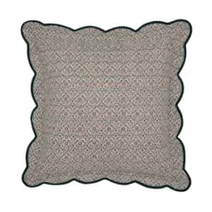 William Morris Brophy Embroidery Sham Pillowcase, Green