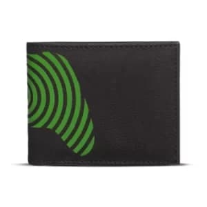 Microsoft Xbox Controller Green Spiral Print Bi-Fold Wallet
