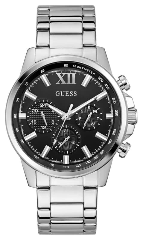 Guess GW0900G1 WALKER Multifunction (44mm) Black Sunray Dial Watch