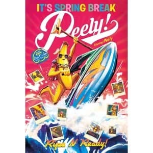 Fortnite Spring Break Peely Poster