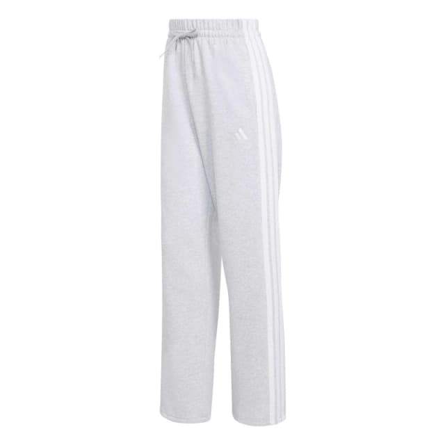 adidas Essentials Wide Leg Fleece Pant Womens Grey female S (8-10)