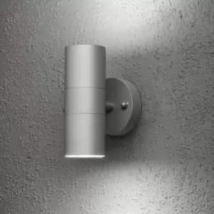 Konstsmide Modena Outdoor Up & Down Wall Light - Light Grey