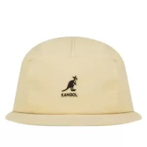 Kangol Embroidered Flat Peak Cap - Brown